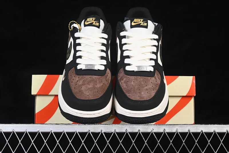 All Categories Nk Air Force 1 Air Force Series Nk Air Force 1 Low Air Force Low Nike Air Force 1'07 Low Year of the Horse Limited Black Brown Suede Air Force One Low Casual Shoes XD0028-010